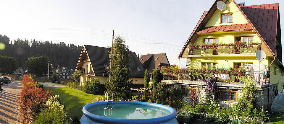 Willa Poronin kamers accommodatie bergen Tatragebergte Zakopane ontspanningsvakanties in Polen